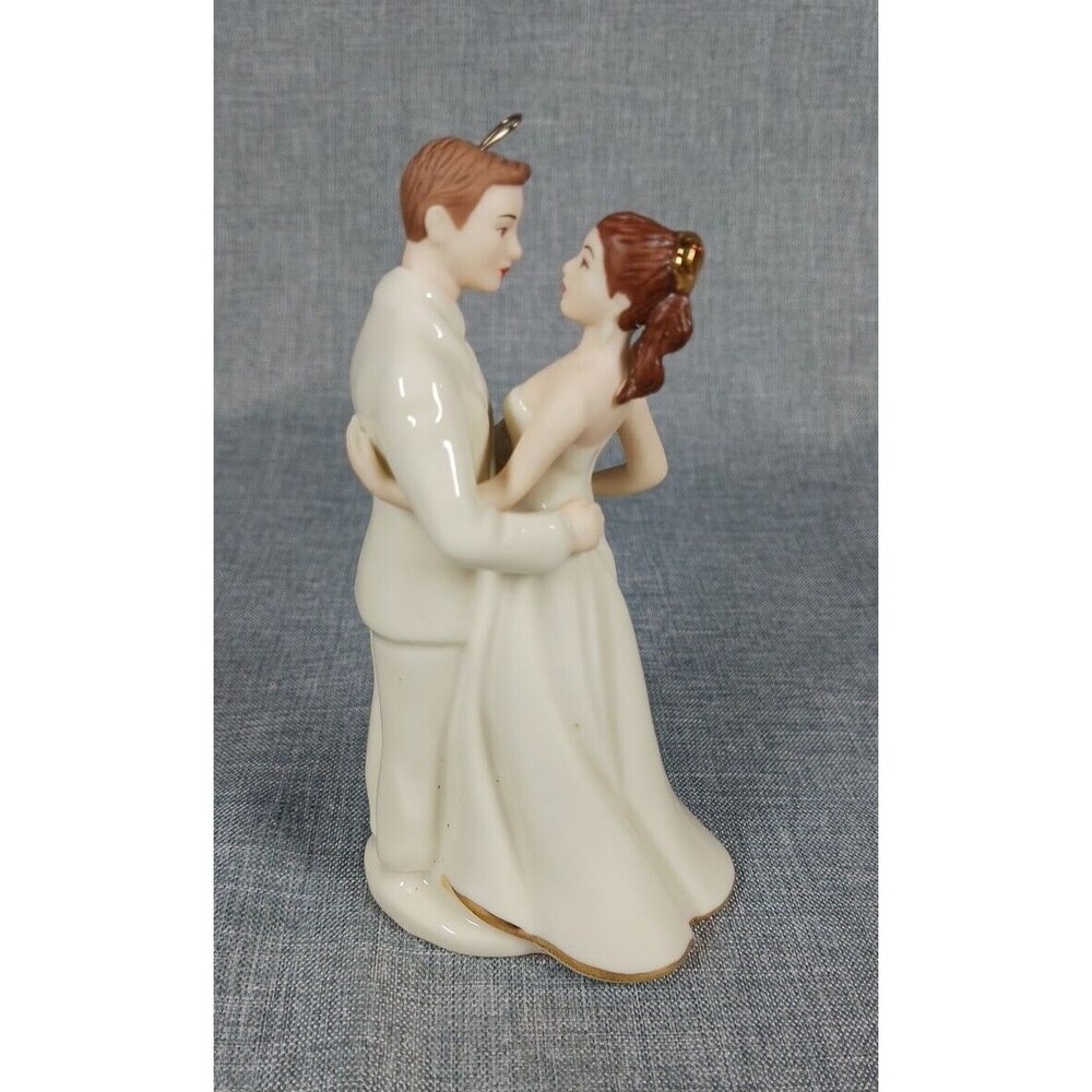 Lenox 2012 Porcelain Always & Forever Bride & Groom Christmas Tree Ornament